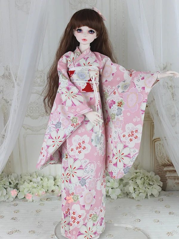 1/6 1/4 1/3 masto BJD drabužių priedai senovės kostiumas Japonų kimono yukata už BJD/SD YOSD MSD SD13 C0368 Nuotrauka 1