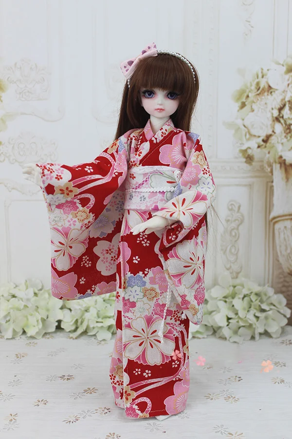 1/6 1/4 1/3 masto BJD drabužių priedai senovės kostiumas Japonų kimono yukata už BJD/SD YOSD MSD SD13 C0368 Nuotrauka 4