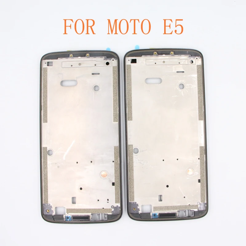 10VNT E5 Galiniai Būsto Atveju, Motorola Moto E5 Viduryje Rėmas + Baterijos Dangtelį Durys, Pakeisti Bezel Plokštė Padengti Nuotrauka 4