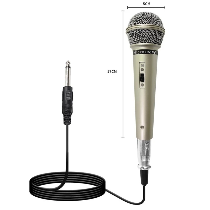 Mikrofonas Profesionalių Dinaminių Laidinis Mikrofonas Dainuoti Scenoje Namuose Karaoke Kompiuterio Garsiakalbis Mikrofonas Nuotrauka 5