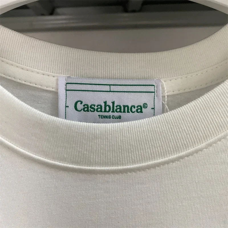 Naujas Teniso Klubas Casablanca Marškinėliai Vyrams, Moterims, 1:1, Geriausias Kokybe prancūzijos Vėliava Negabaritinių marškinėliai Viršuje Tees Nuotrauka 4