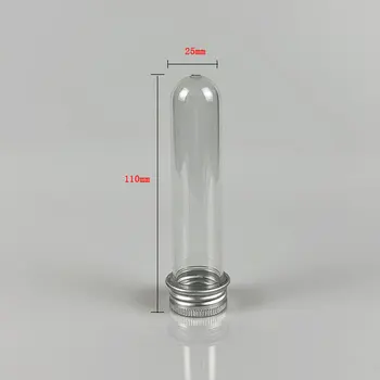 10vnt 30ml Plastikinis Mėgintuvėlis Su Užsukamu Kapsulė PET Butelis Aliuminio Dangtelis Pakavimo Vamzdis