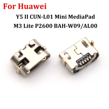 10vnt USB Įkrovimo Kroviklis doke Uosto Jungties lizdas kištukas Huawei Y5 II CUN-L01 Mini MediaPad M3 lite P2600 BAH-W09/AL00