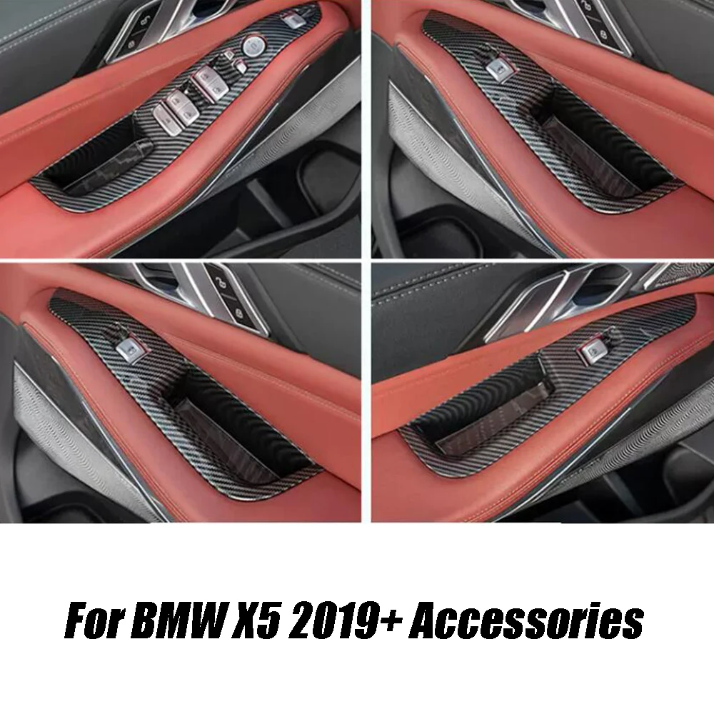BMW X5 2019-2023 Priedai ABS Anglies Automobilio Lango stiklo Pakėlimo Jungiklis Vidaus Apdaila, Padengti Apdaila LHD Stilius Nuotrauka 0