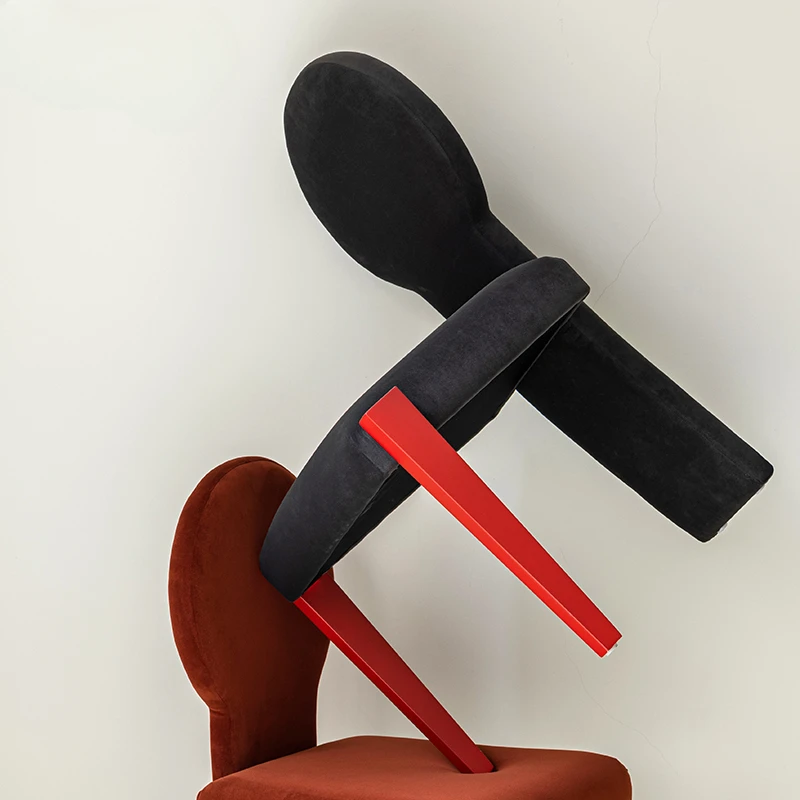 Baldai Kosmetikos Kėdė Dizaineris Medžio Masyvo Valgomojo Kėdės, Kėdžių Atlošas Prancūzijos Vidurio-Senovės Kėdė Retro Nuotrauka 2