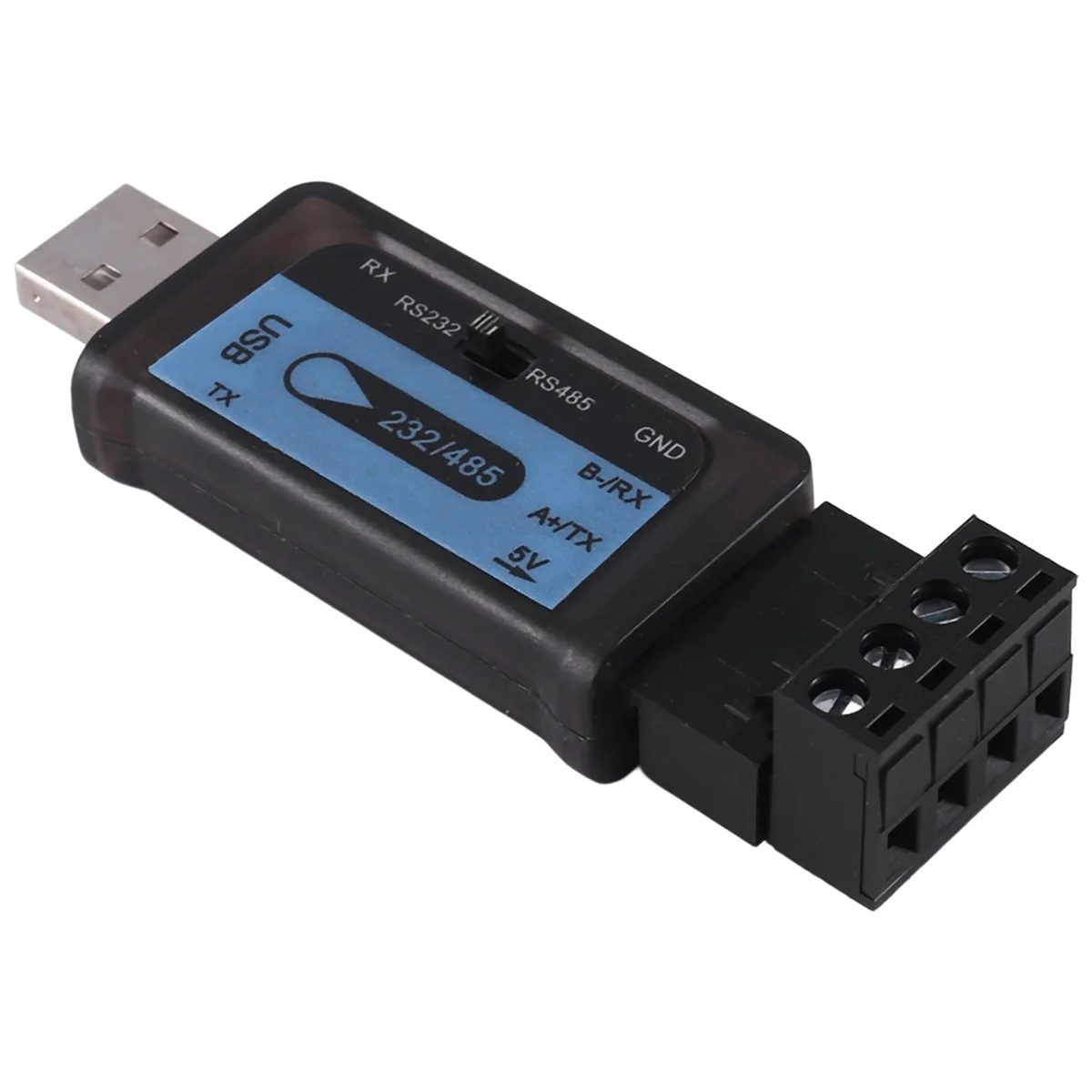 CH340 USB Į RS232 RS485 Serijos Signalo Jungiklis Konverteris Adapteris Nuotrauka 2