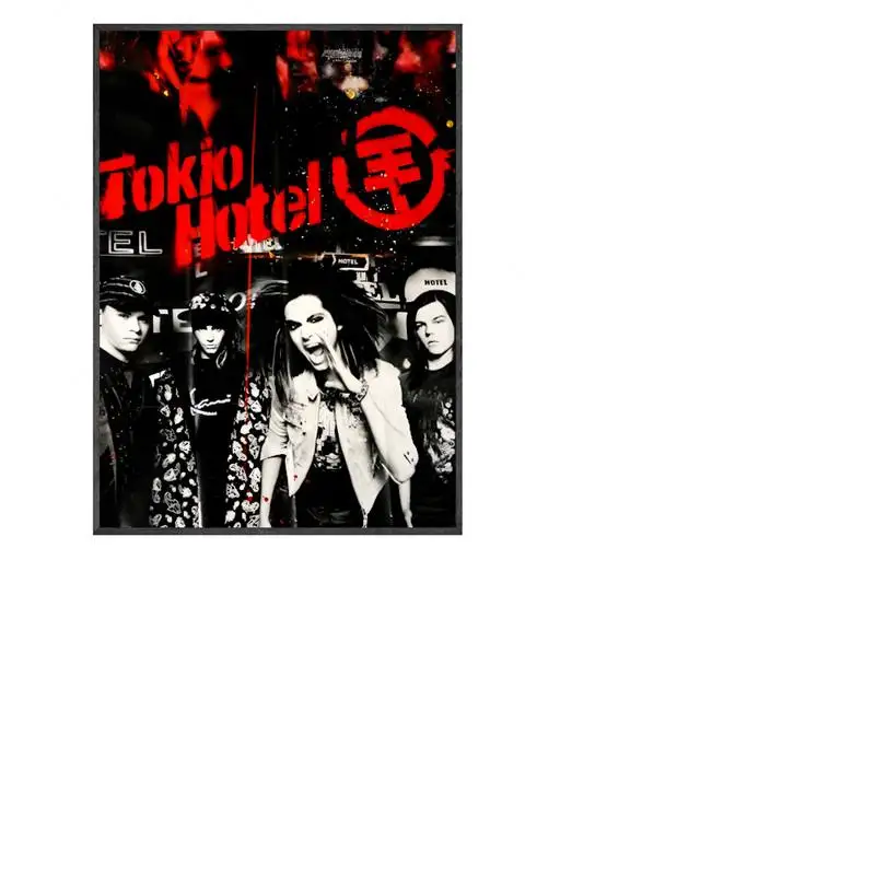 T-Tokio Hotel PLAKATAS Kraft Derliaus Plakatas Popieriaus 