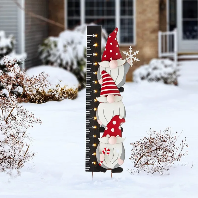 Santa Sniego Gabaritas Kalėdų Ornamentu Navidad Mielas Nykštukas Sodo Kieme, Namų Aksesuarai Lauko Kieme Sniego Korteles Namų Kūrybos Nuotrauka 3