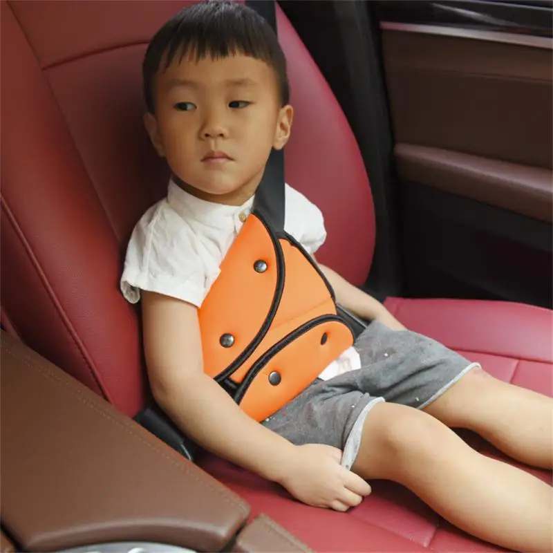 Universalus Automobilių Saugus Diržą, Viršelis Minkštas Reguliuojamas Trikampis Saugos Diržą, Trinkelėmis Įrašus Apsaugos Kūdikių Vaikas Diržai Nuotrauka 1