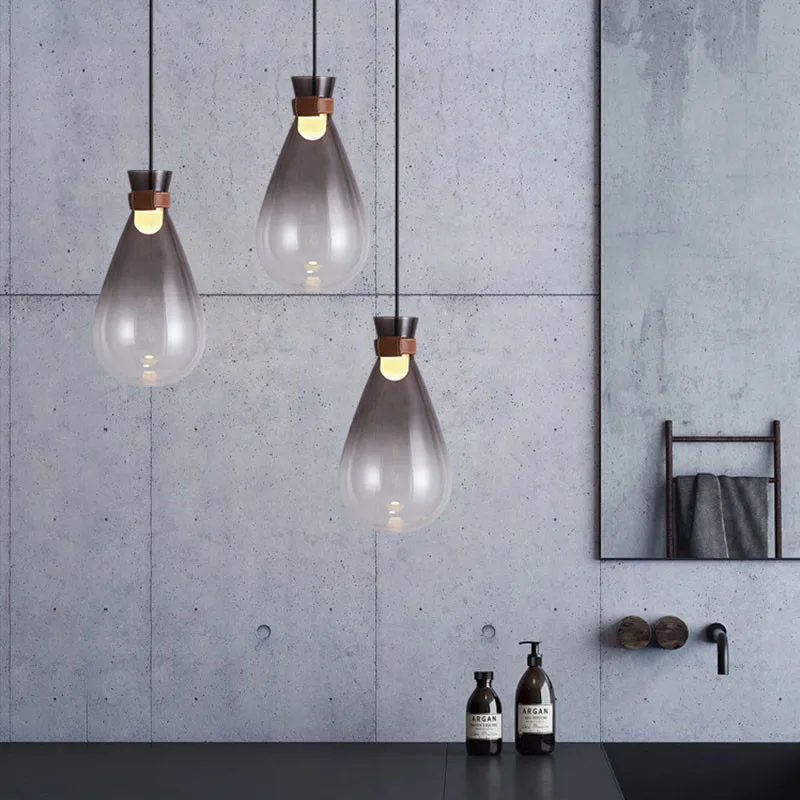 Modernus minimalistinis restoranas stiklo drift butelis liustra Šiaurės kūrybos miegamasis priekiniai vyno baras  Nuotrauka 0