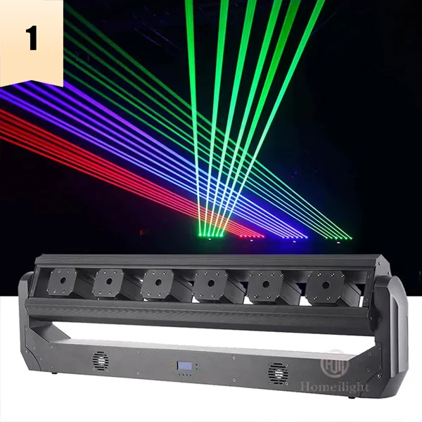 Karšto Pardavimas, Pirkti RGB Juda Šviesos Lazerio Šviesos diodų (LED DMX Dj Bar 6 Akis, Naktinis Klubas Etape Vestuvių Raudonos, Žalios  Nuotrauka 0
