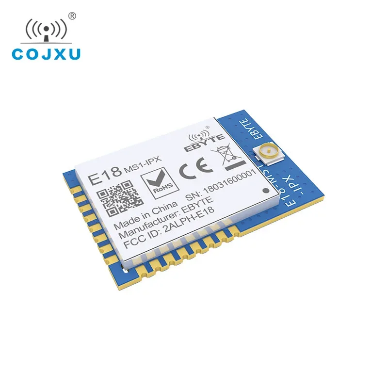 CC2530 2.4 G Zigbee RF Wireless Modulis 4dBm DI SOC IPEX Sąsaja Tinklų Duomenų Belaidis Siųstuvas-Imtuvas E18-MS1-IPX Nuotrauka 1