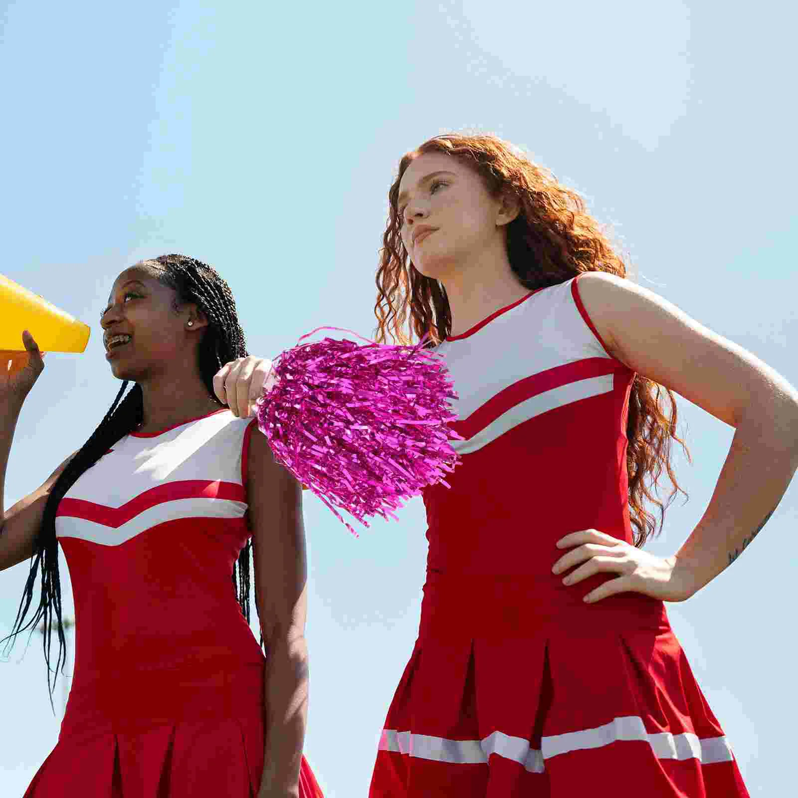 Cheerleader Pp Pp Cheerleaders Vertus Gėlių Ballpit Kamuolius Sveikiname Būrys Prekes Nuotrauka 4