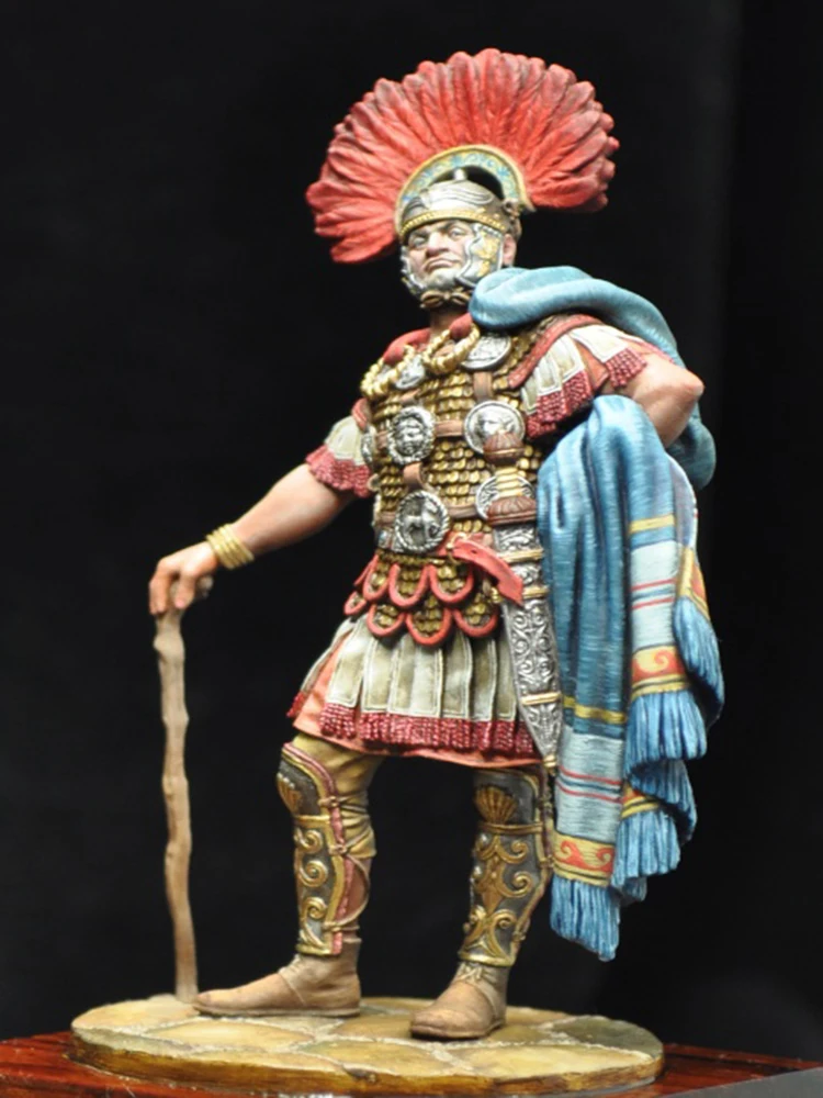 Derva kareivis 1/32 senovės pareigūnas fantazijos kareivis stovi Modelis Unassambled Unpainted Pav Kūrimo Rinkinį Nuotrauka 0