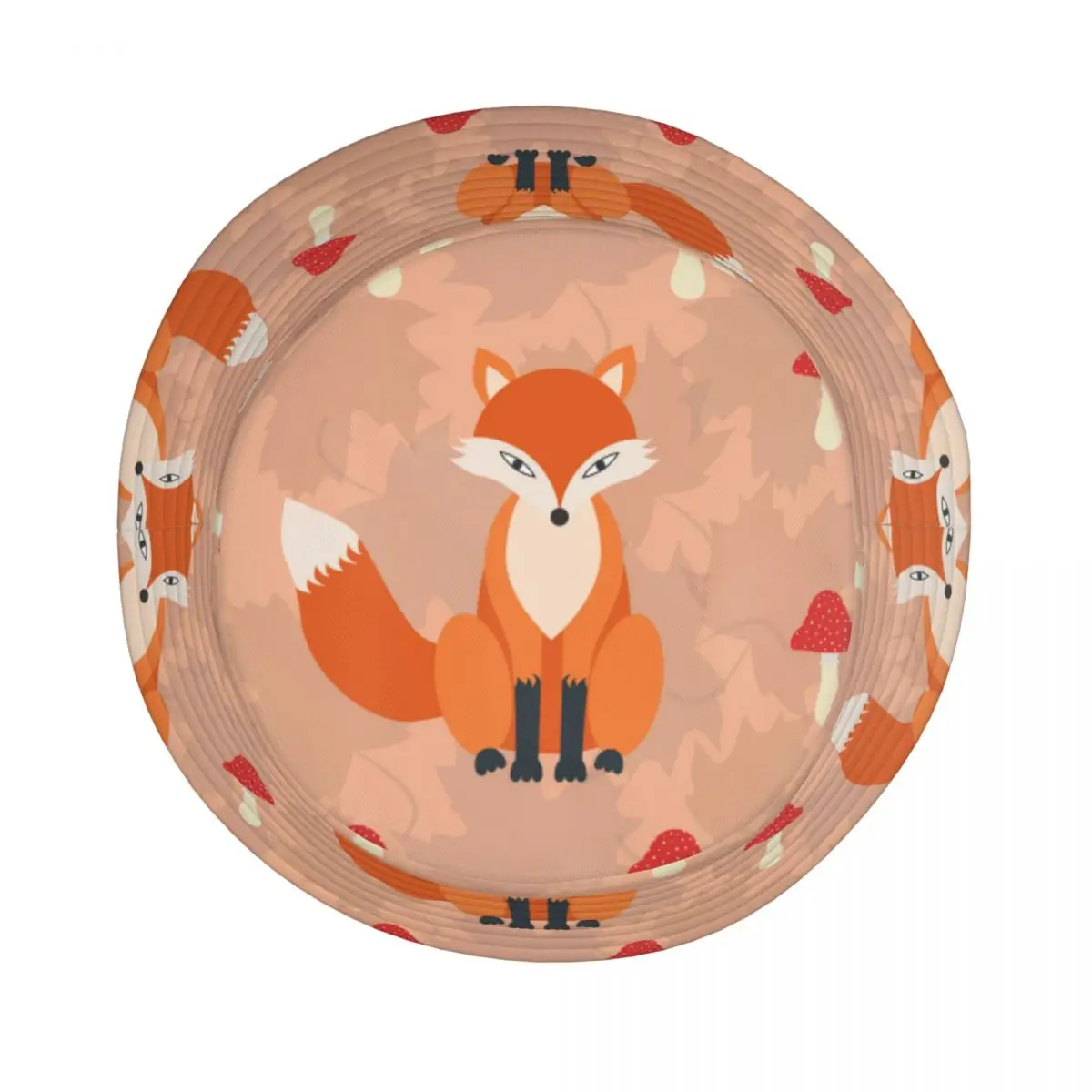 Unisex Kibiro Kepurę Fox Grybų Modelis Pavasario Apdangalai, Packable Atostogų Žvejybos Kepurės Gyvūnų Boonie Hat Dovanų Idėjos Nuotrauka 3