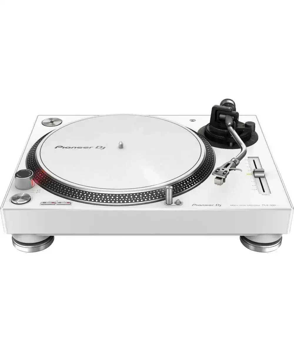 (NAUJAS NUOLAIDA) PIONEER DJ PLX-500-W - PRE-PAPILDYTA, TIESIOGINE PAVARA TURNTABLE + USB (BALTAS) Nuotrauka 0