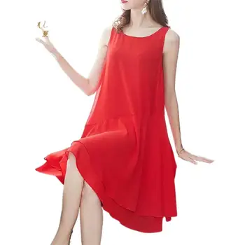 2023 naujas Berankovis stilius Laisvas Kietas Aline šifono suknelė office lady šalies Bakas suknelės Nereguliarus suknelė Vestidos