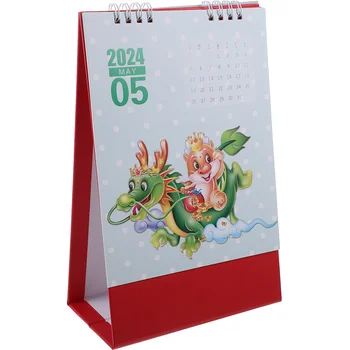 2024 Stalinis Kalendorius Darbalaukio (Mažas Golden Dragon Palaiminimas), Kišeninis Kalendorius ir Švieži