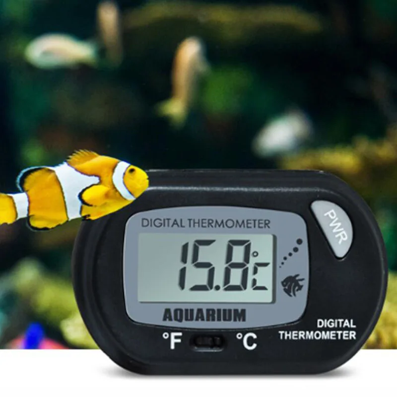 Žuvų Bakas LCD Skaitmeninis Akvariumo Termometras, Temperatūros Vandens Skaitiklis Akvariumo Temperatūros Jutiklis Žuvų Signalizacijos Naminių Reikmenys Įrankis Vandens Nuotrauka 1