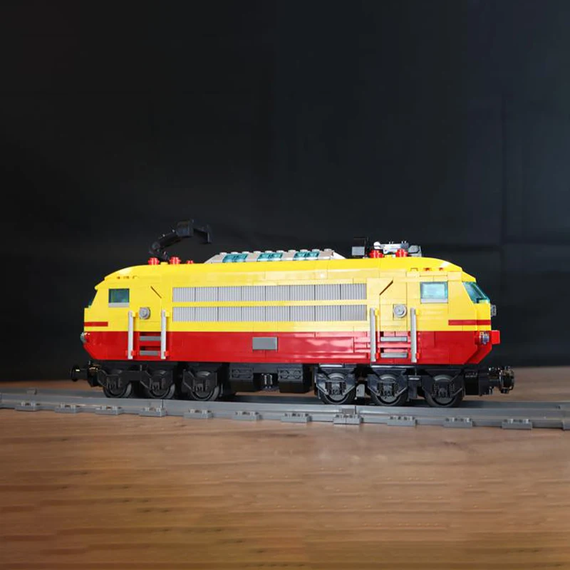 SS-93215 Garsus Miestas, vokietijos Geležinkelių E-103-01-MkIV Traukinio Lokomotyvas Blokų Technologija Modelis Plytų Žaislas, Vaikas Dovanos Nuotrauka 2