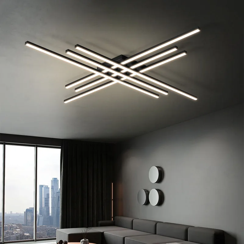 Modernus minimalistinis lubų lempos šviesos prabanga minimalistinis miegamasis, gyvenamasis kambarys, valgomasis kambarys Šiaurės visas namas kartu nustatyti Nuotrauka 0