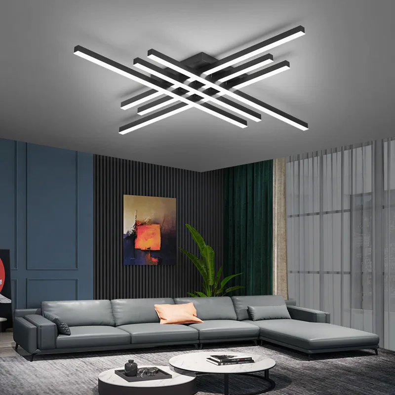 Modernus minimalistinis lubų lempos šviesos prabanga minimalistinis miegamasis, gyvenamasis kambarys, valgomasis kambarys Šiaurės visas namas kartu nustatyti Nuotrauka 3