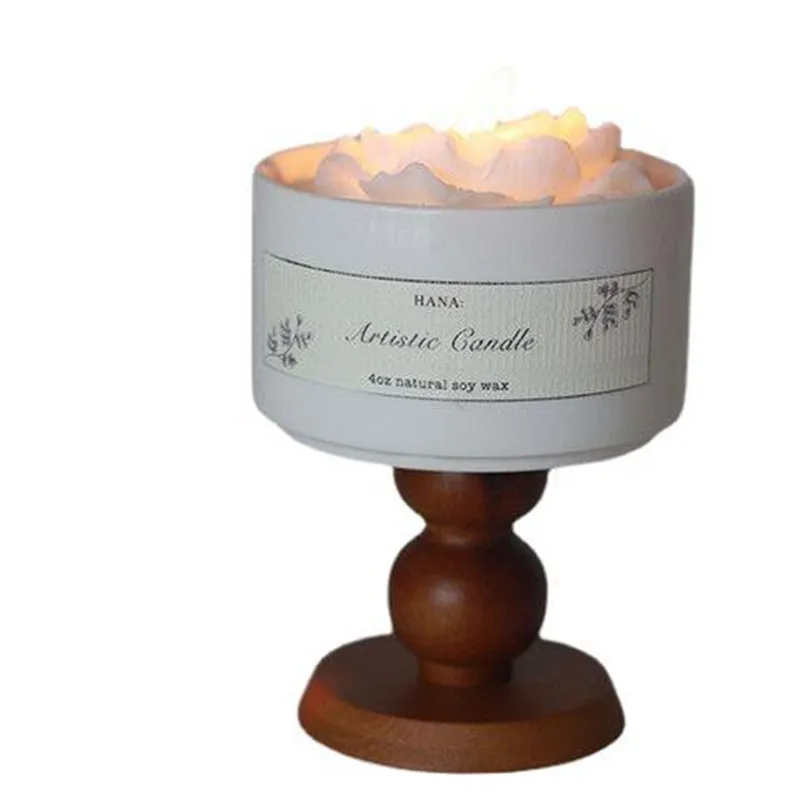 Prancūzijos Camellia Keramikinis Puodelis Aromaterapija Žvakės Instagram Stiliaus Miegamojo Kvepalų Apdailos Mažas Moterų Gimtadienis Nuotrauka 4