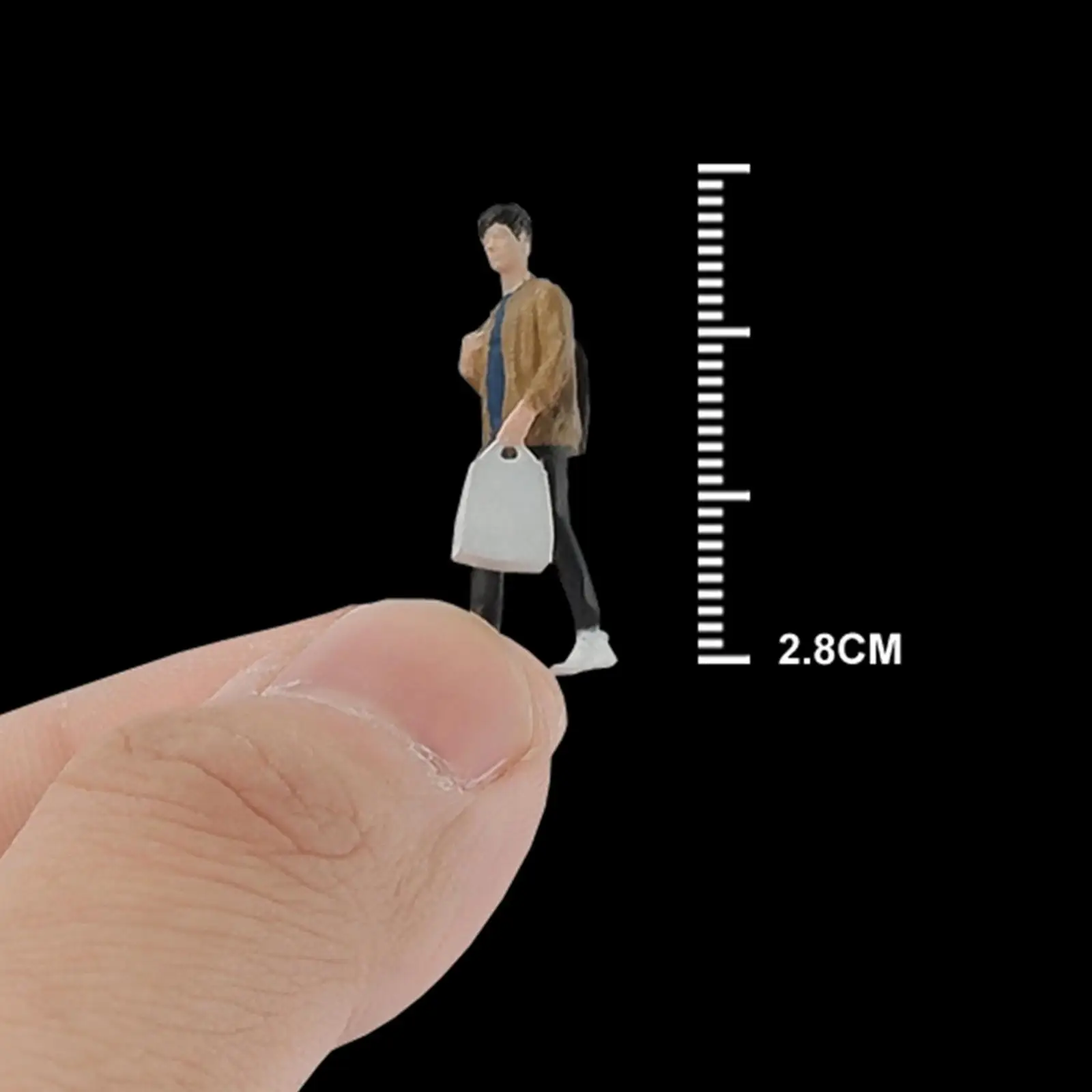 Realus Personažas Statulėlės Kolekciją su Žmonių Figūrėlės Diorama Mikro Peizažai Nuotrauka 2