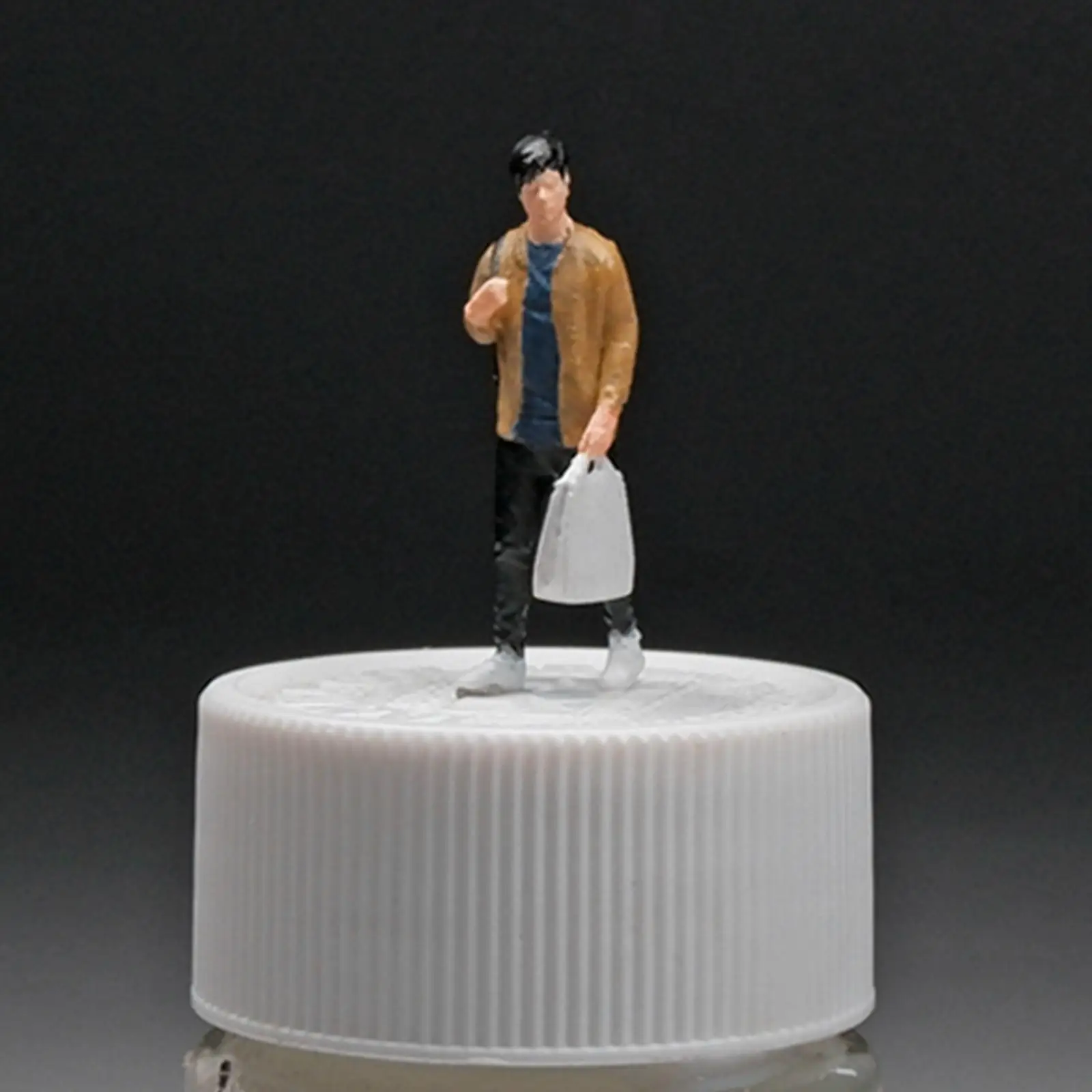 Realus Personažas Statulėlės Kolekciją su Žmonių Figūrėlės Diorama Mikro Peizažai Nuotrauka 3