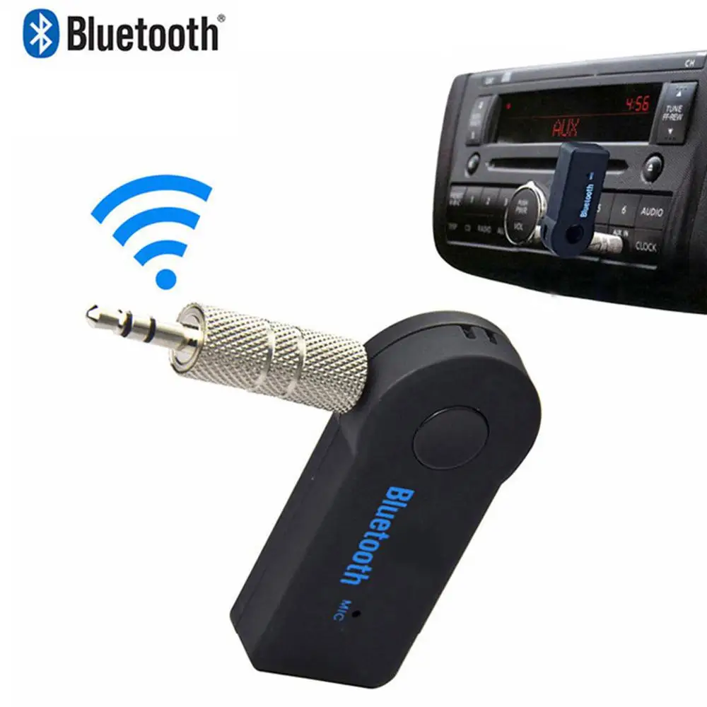 1~10VNT Aux Adapteris, Skirtas Automobilių 3.5 mm jungtis, USB Bluetooth4.0 Imtuvą, Garsiakalbį Auto Handfree Automobilinio Garso Muzikos Siųstuvas Nuotrauka 1