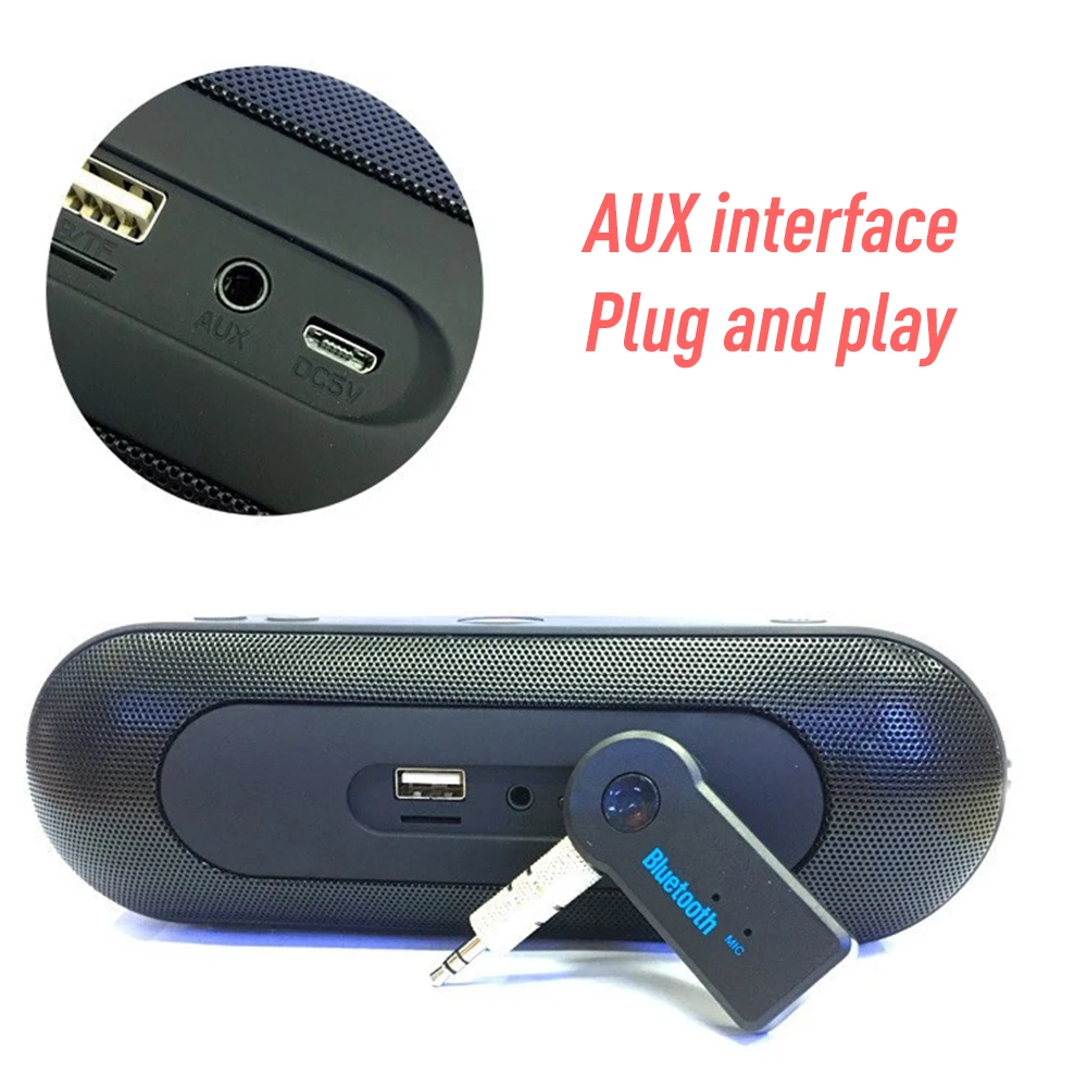 1~10VNT Aux Adapteris, Skirtas Automobilių 3.5 mm jungtis, USB Bluetooth4.0 Imtuvą, Garsiakalbį Auto Handfree Automobilinio Garso Muzikos Siųstuvas Nuotrauka 4