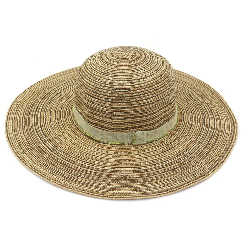 Vasaros 2021 mados šiaudų skrybėlę laisvalaikio atostogų kelionės plačiais kraštais saulės, skrybėlę, sulankstomas kelionės universalus šiaudų skrybėlę HA45 Nuotrauka 5