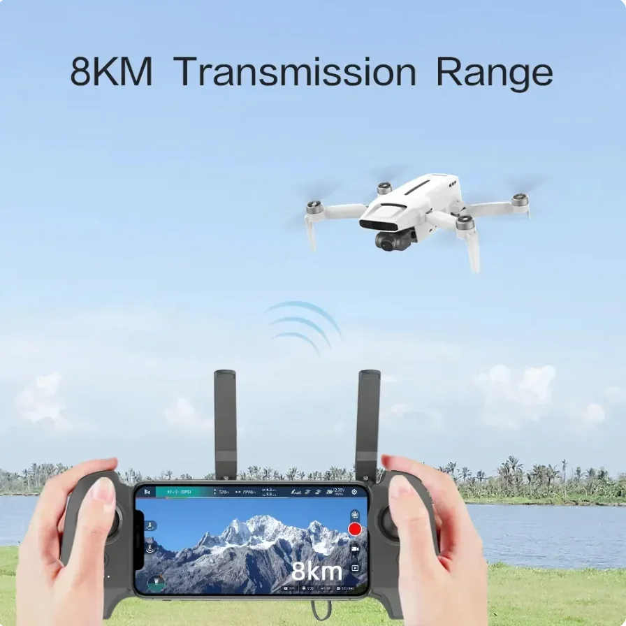 VMI X8 Mini Kamera Drone pagal 250g Quadcopter tranai 8km 4k profesinės mini pro x8 drone pro baterija Nuotrauka 0