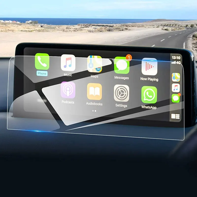 Ekrano protectorTempered stiklo filmas Mazda CX-9 CX9 2021 2022 2023 10.25 colių Automobilių pramogos ir informacija radijo, GPS Navigaciją Interjeras Nuotrauka 0