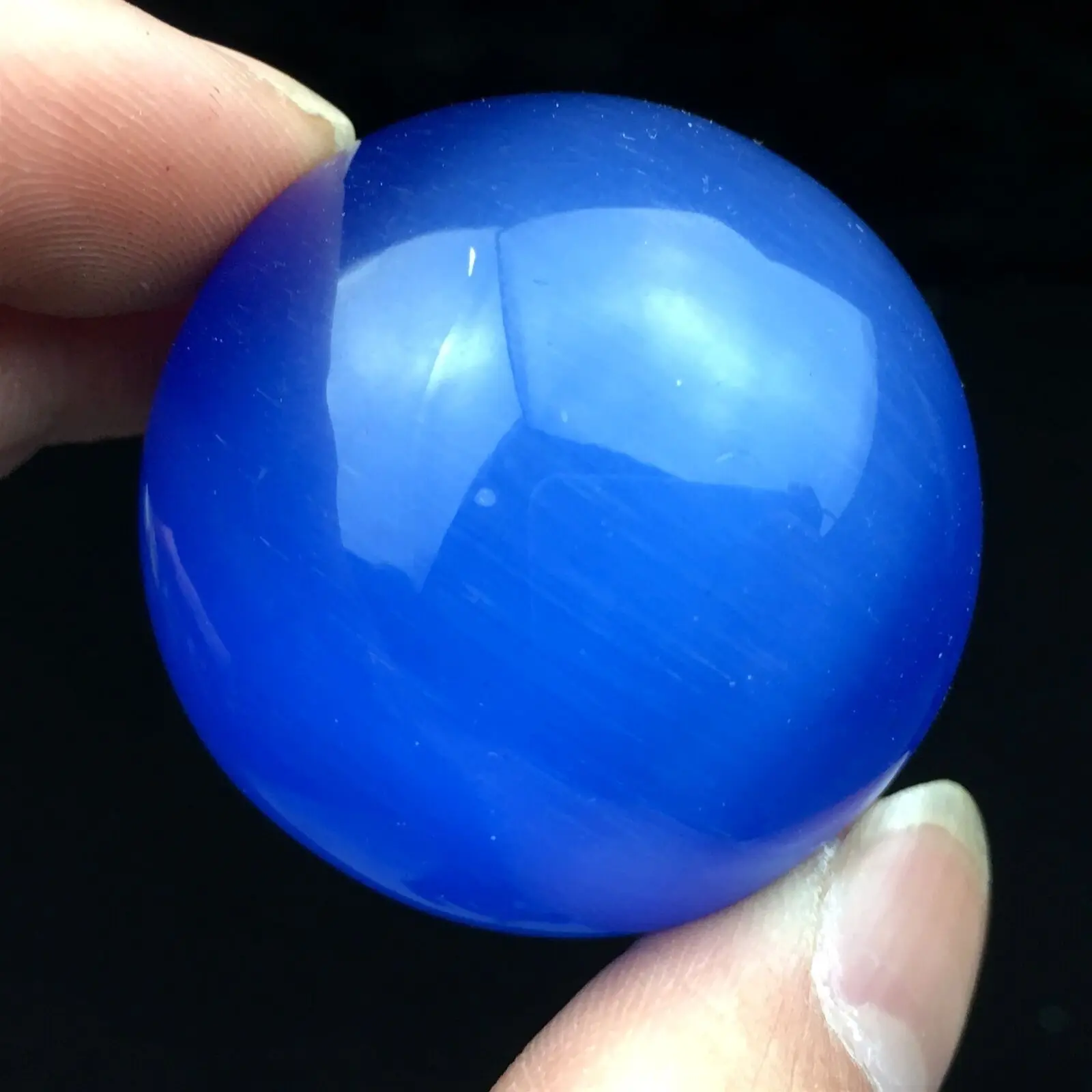 25-100mm Mėlynas opalas akmuo rutulio formos pavyzdys perlas krištolo rutulį gydymas Nuotrauka 0
