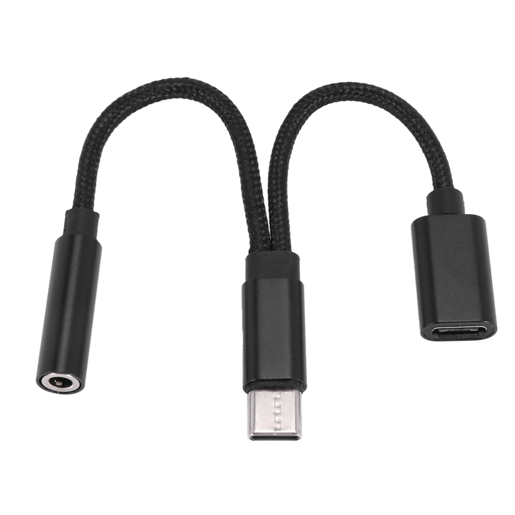 2 in 1 C Tipo Ausinių Adapteris, USB C Splitter Jack AUX Audio Įkrovimo Konverteris Huawei 