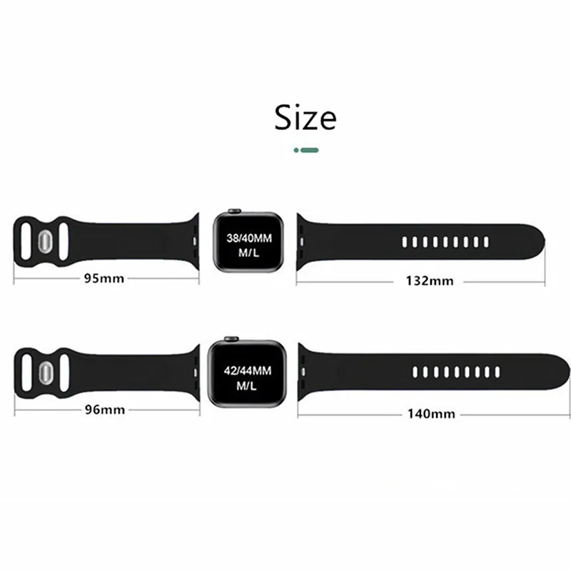 49mm 45mm Silikono Dirželis Apple Watch Band Ultra 8 7 6 44mm 40mm 44 45 49 40 mm, Sporto Apyrankė Iwatch Serija 1 2 3 4 5 Se Nuotrauka 4