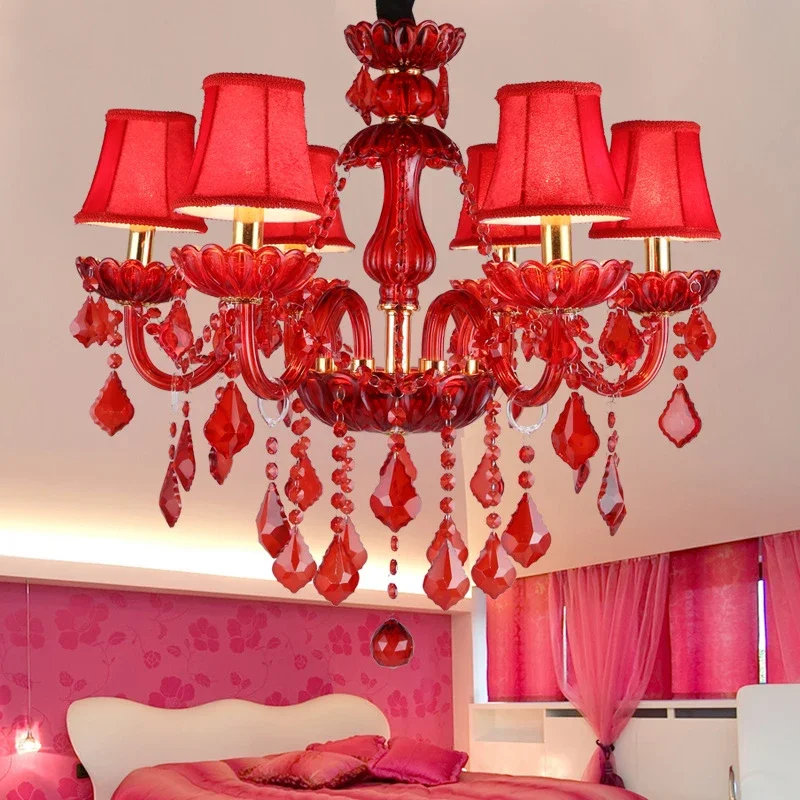 Hongcui Europos Stilius Crystal Nepriklausomo Lempa Raudona Žvakė, Lempa, Prabangus Gyvenamasis Kambarys, Restoranas, Kambarių Vila Liustra Nuotrauka 1