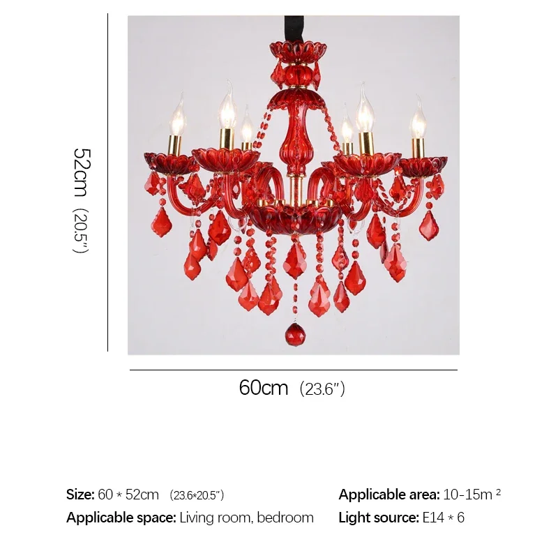 Hongcui Europos Stilius Crystal Nepriklausomo Lempa Raudona Žvakė, Lempa, Prabangus Gyvenamasis Kambarys, Restoranas, Kambarių Vila Liustra Nuotrauka 5