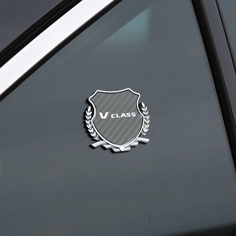Automobilių apdailos skydas Skydas Emblema Autoluxe Savininkų Klubo Ženklelis Mercedes V KLASĖS serijos Optikos Pusėje Lipdukas automobilių reikmenys Nuotrauka 5