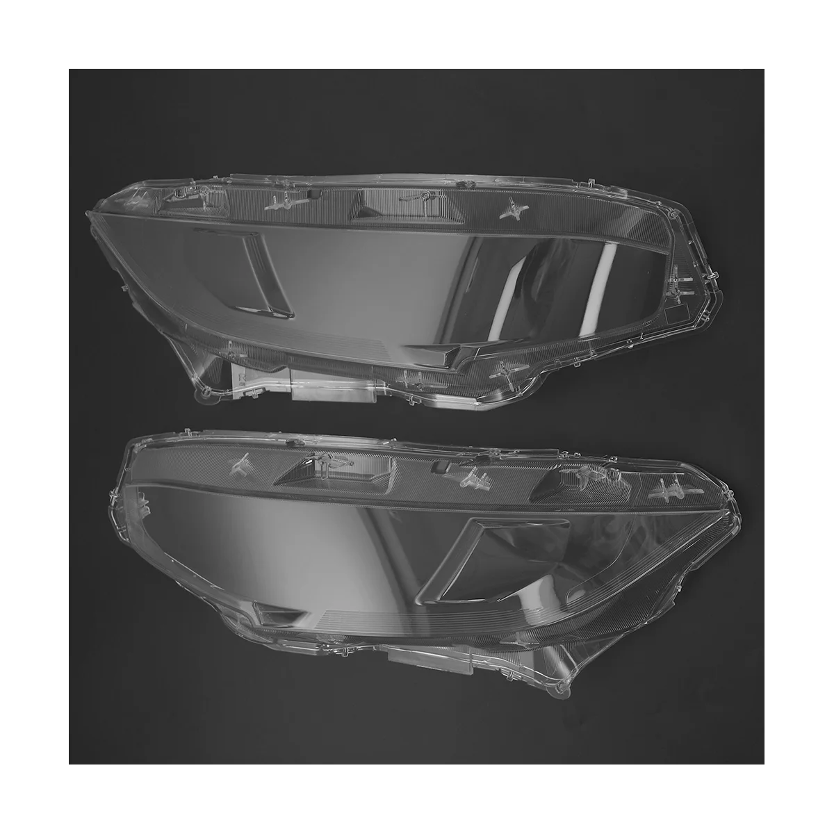Kairįjį priekinių Žibintų Objektyvo Dangtelis 2016 m. 2017 m. 2018 m. 2019 m. Honda Civic Halogeninis Žibintas Objektyvas Lempos Atspalvis Automatinis Šviesos Padengti Shell Nuotrauka 4