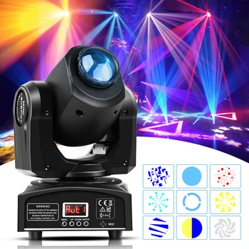 30W RGBW LED Šviesos Juda Žibintas HOLDLAMP, Disco Party DJ Etape DMX512 Prism 