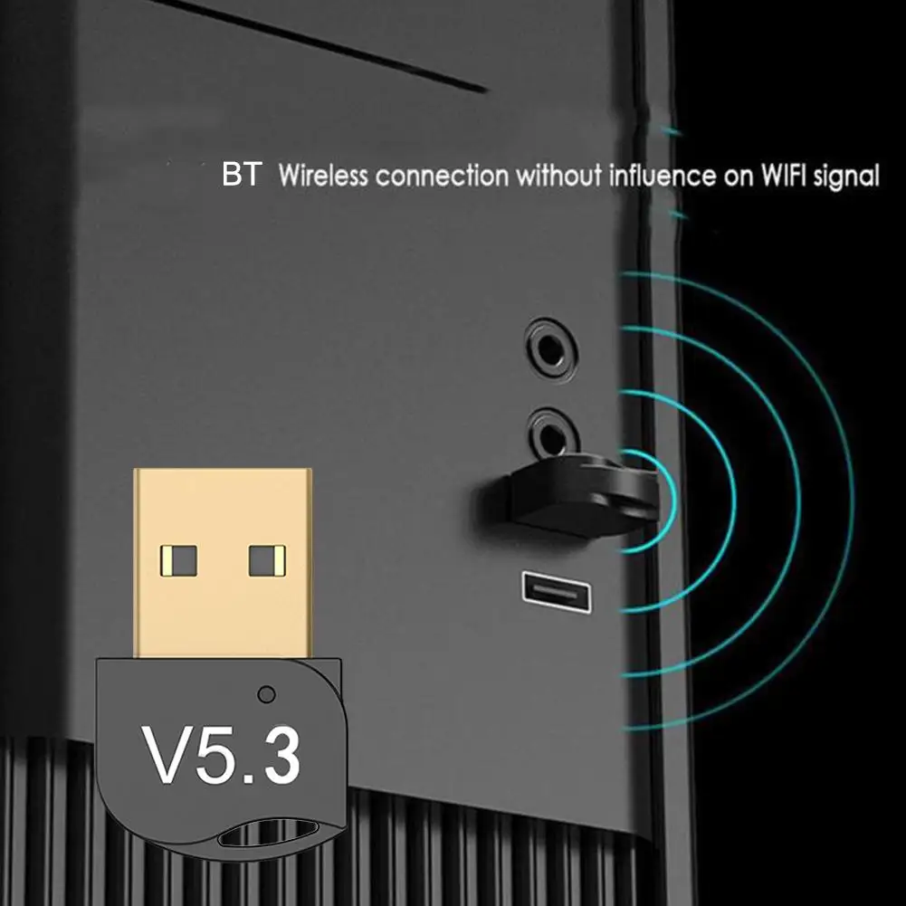 USB Bluetooth 5.3 Adapteris laisvų Rankų įranga Belaidis Siųstuvas-Imtuvas, 