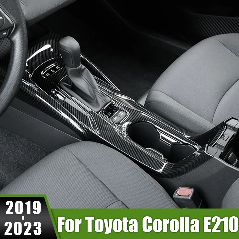 Toyota Corolla E210 2019 2020 2021 2022 2023 Hibridas ABS Automobilių Konsolė Pavarų Perjungimo Skydelio Apdaila Apima Apdaila Lipdukas Nuotrauka 0