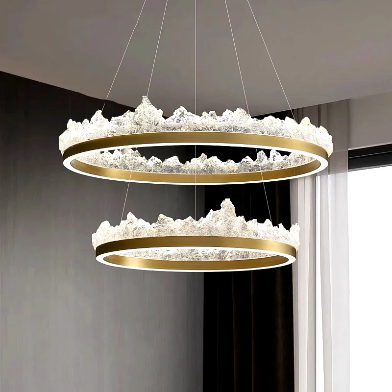Šiuolaikinės naujų lengvųjų prabanga kambarį šviestuvo šviesa kabo lempa led šviestuvo už kambarį patalpų apšvietimas Nuotrauka 3