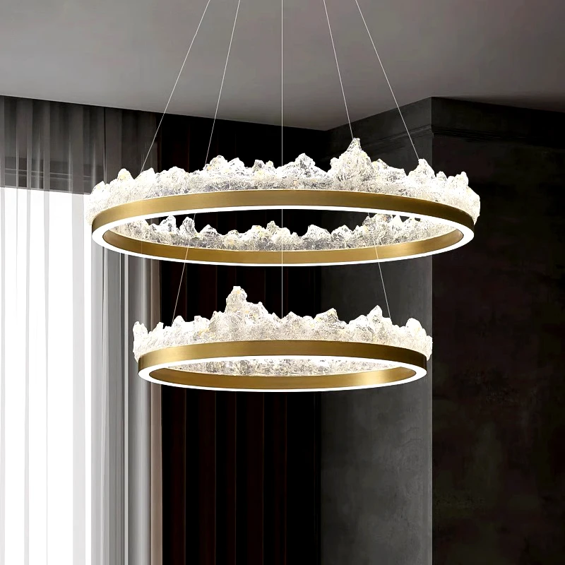 Šiuolaikinės naujų lengvųjų prabanga kambarį šviestuvo šviesa kabo lempa led šviestuvo už kambarį patalpų apšvietimas Nuotrauka 4