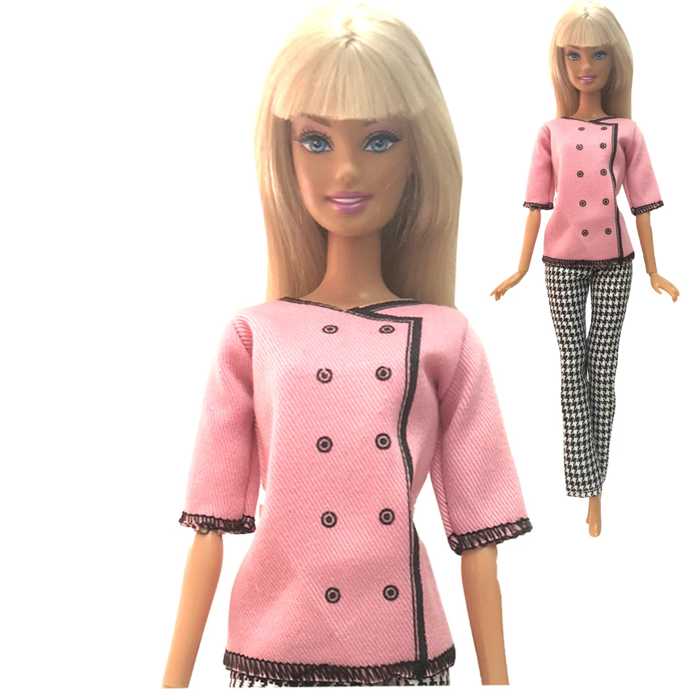 NK Naujausias Lėlės Suknelę, Gražios uniformos Rankų darbo Partijos ClothesTop Mados Suknelė Barbie Lėlės Priedai Merginos'Gift 04A Nuotrauka 1