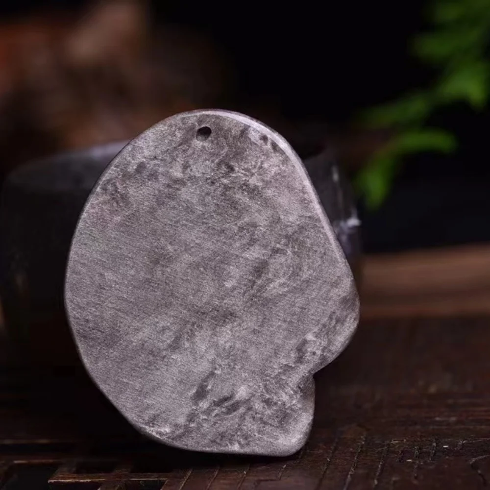 sidabro obsidianas erelis vadovai pakabučiai likimo namų puošybai dvasinio gydymo kristalų Nuotrauka 1