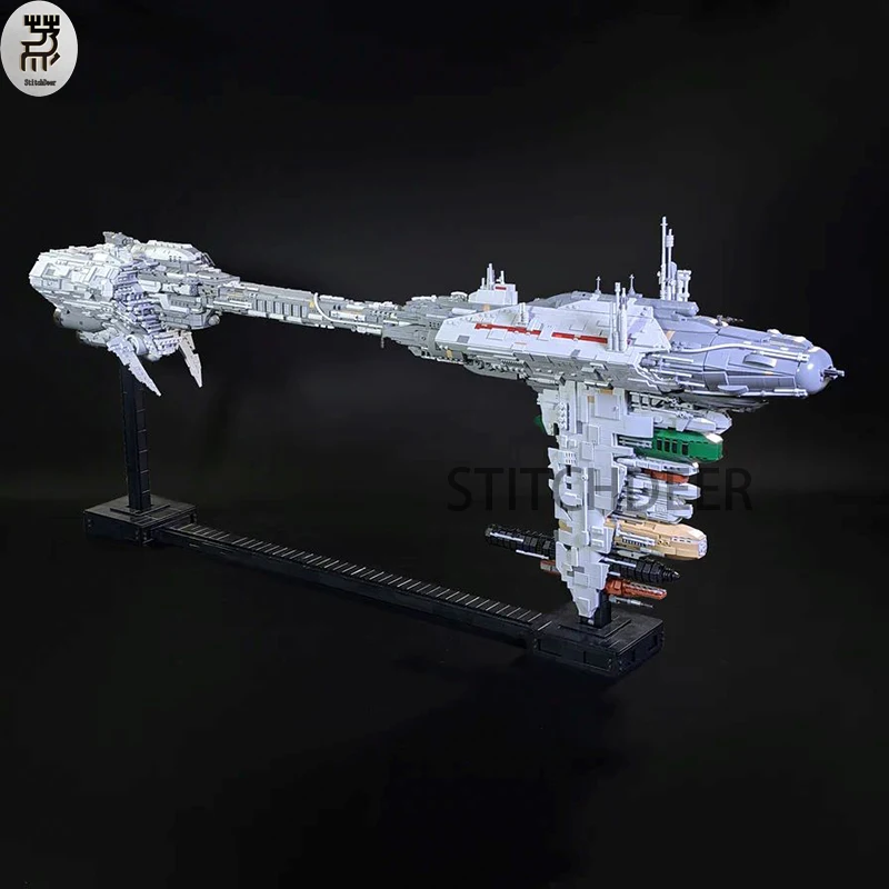 Aukšto Sudėtingumo 9866PCS SS Nebulon-B Fregata labai mažos Apimties Statybos Blokus Erdvėlaivių 