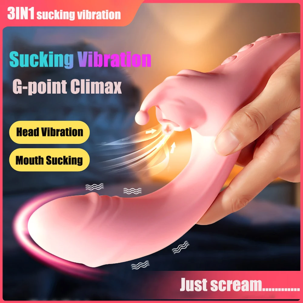 Galingas Dildo Čiulpti Makšties Vibratorius Massag Moters G Spot Žodžiu Klitorio Stimuliatorius Gyvis Suaugusiųjų Masturbator Pora Sekso Žaislas Nuotrauka 1